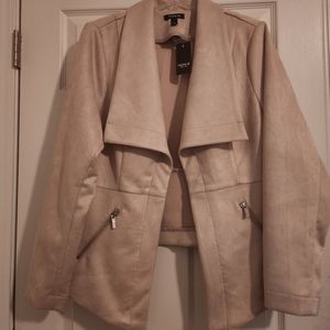 Torrid faux suede Moto Jacket